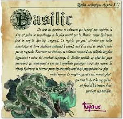 Comment donner naissance à un Basilic ?