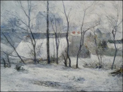 Qui a peint "Paysage d'hiver" ?