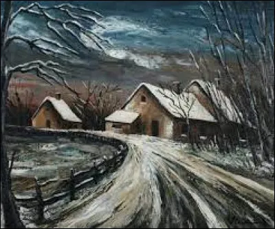 Qui a peint "Paysage d'hiver" ?