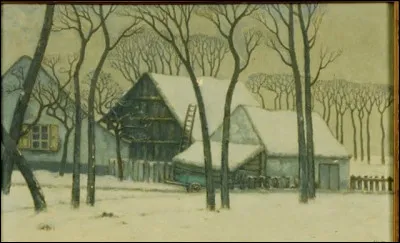 Qui a peint "Paysage d'hiver" ?