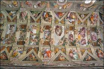 Ce 31 octobre, le plafond de la chapelle Sixtine est inauguré par le pape Jules II : c'était en ...