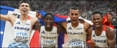 Lors de quelle épreuve l'équipe de France a-t-elle remporté sa seule et unique médaille à l'occasion des mondiaux d'athlétisme de Budapest (19-27 août) ?