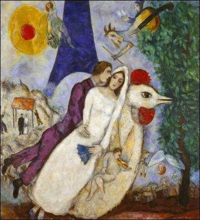 Qui est le peintre des "Mariés de la tour Eiffel" ?