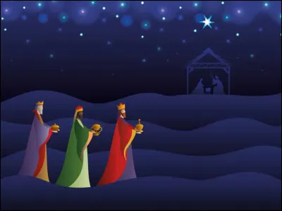 Lequel de ces trois rois mages était le roi des Arabes, avec la peau de couleur foncée ?