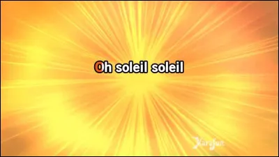 Quelle chanteuse interprétait "Soleil Soleil" ?