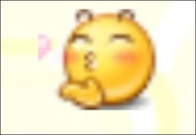 Celui-ci vous envoie un bisou pour la fin de ce quiz ! Savez-vous comment on le fait ?