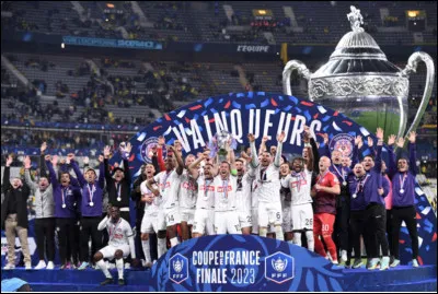 Le 29 avril 2023 quel club remporte la coupe de France de football ?