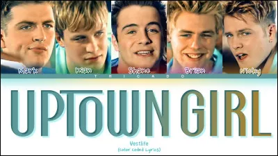 Qui chante le titre "Uptown girl" ?