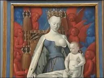 Quel peintre est l'auteur de cette ''Vierge à l'enfant'' ?