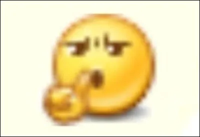 Comment fait-on se smiley qui n'est pas d'accord ?
