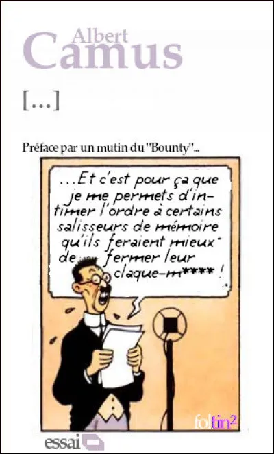 Un essai encore, et encore sur un thème très cher à l'auteur. Sous quel titre ?