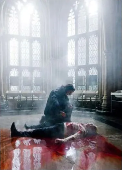 Quand Harry et Drago se lancent des sortilèges, quel sortilège Harry essaie-t-il sur Drago ?