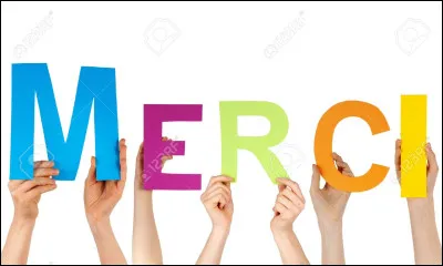 Et enfin pour terminer, termine la terminaison : Merci d'avoir fai_ ce test !