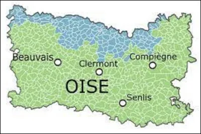 Quel département de la région Île-de-France n'est pas frontalier de l'Oise, département de la région des Hauts-de-France ?