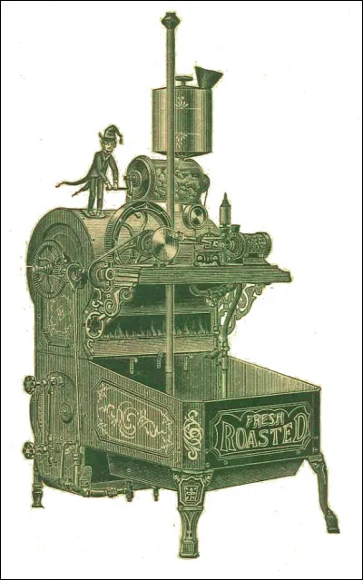 Mais si l'image de la q3 montre une façon de faire du pop-corn, et si son origine date de plusieurs millénaires, une machine en révolutionna la fabrication. 
Quand fut-elle inventée ?