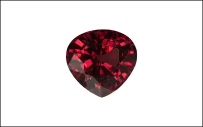 Quel est le niveau de dureté du grenat pyrope ?