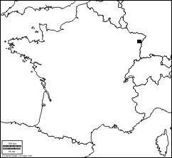 Quelle est la ville correspondant au carr noir ?