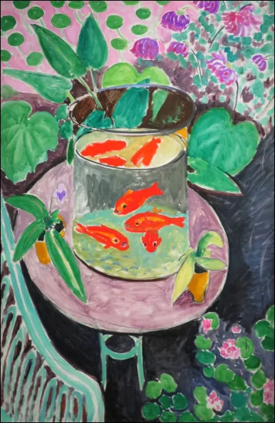 Quelle belle vision des poissons rouges. À qui la doit-on ?