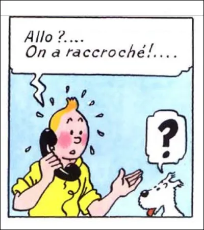 Dès le début de cette aventure, on dirait que Tintin s'est collé deux steaks sur les joues ! Que ce passe-t-il, en fait ?