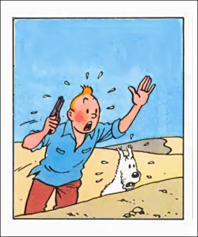 Hergé a ici tout fait pour rendre la situation particulièrement dramatique. Que se passe-t-il ?