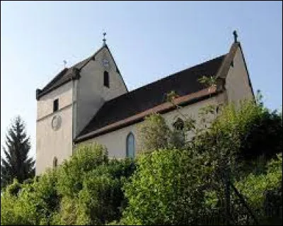Voici l'&eacute;glise Saint-Jean-Gualbert, &agrave; Rammersmatt. Village de l'aire d'tatraction Mulhousienne, dans le parc naturel r&eacute;gional des Ballons des Vosges, il se situe ...