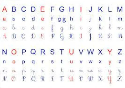 Combien de lettres y a-t-il dans l'alphabet ?