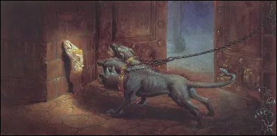 Qui réussit à l'endormir grâce à un gâteau trempé dans du vin drogué afin de récupérer la boîte à cosmétique de Perséphone sur l'ordre d'Aphrodite ?