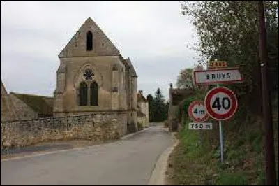 Petit village Axonais de 19 habitants, Bruys se situe en région ...
