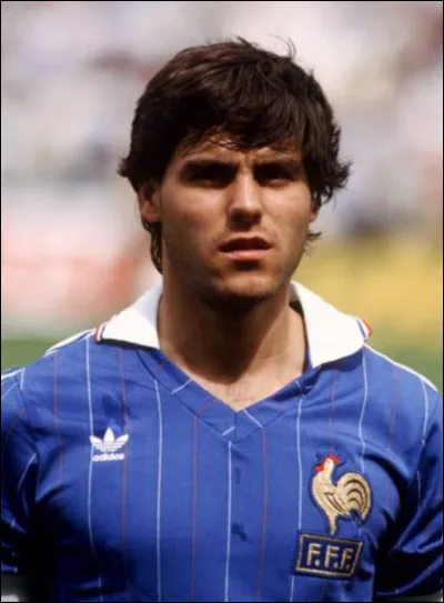 Le défenseur Manuel Amoros était dans l'équipe de...