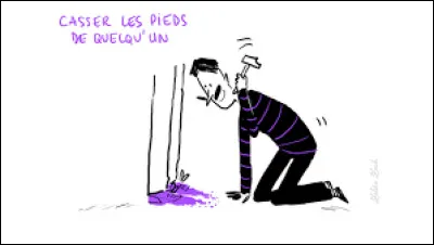 Que veut dire "casser les pieds" ?