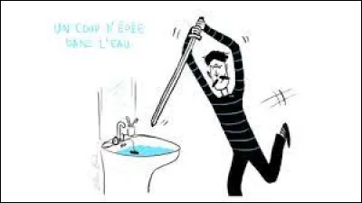 Que veut dire "mettre un coup de glaive dans l'eau"