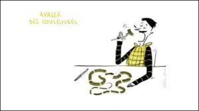 Que veut dire "avaler des couleuvres" ?