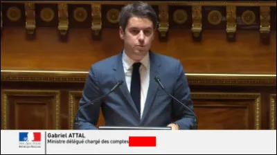 Le 20 mai 2022, Gabriel Attal est nommé ministre délégué chargé des Comptes...