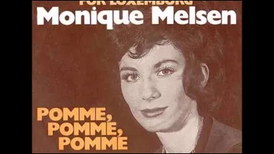 "Pomme, pomme, pomme", interprétée par Monique Melsen, représente un pays à l'Eurovision en 1971 ; lequel ?
