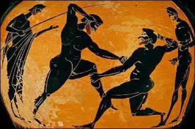 Quel auteur est le premier à mentionner les Jeux Olympiques antiques ?