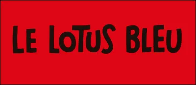 Qui y a-t-il sur le pot d'où émerge Tintin ?