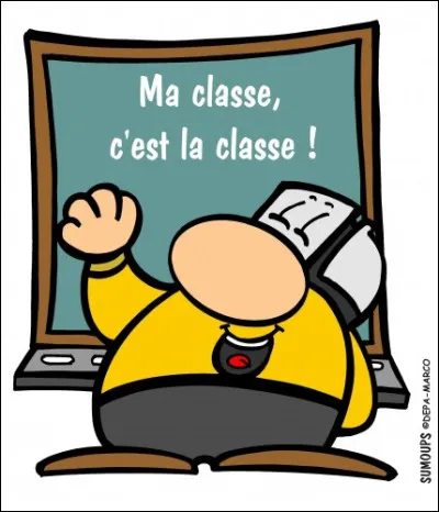 Le professeur de Français n'est pas cool avec nous !