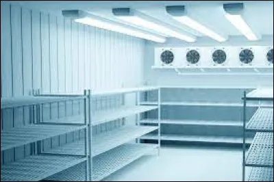 Comment nomme-t-on généralement un local réfrigéré où l'on entrepose des denrées alimentaires ?