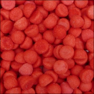 Quelle est cette confiserie en F, une boule de guimauve rose, aérée, recouverte de sucre et aromatisée, un produit Haribo ?