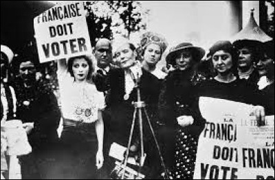 En quelle année les femmes ont-elles obtenu le droit de vote en France ?