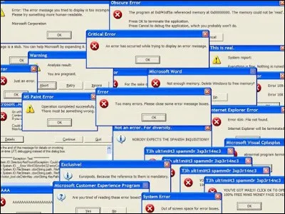 Tu as un message d'erreur sur ton PC, tu...