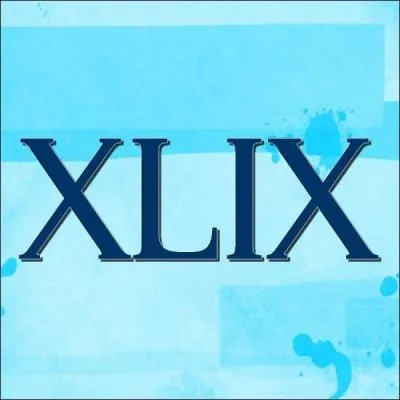 Quand un romain crit XLIX, cela signifie :