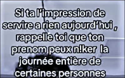Ton pire défaut est d'être...