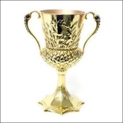 Qui détruit la coupe d'Helga Poufsouffle ?