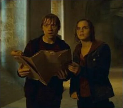 Quelle salle ne voit-on pas sur la carte du maraudeur ?