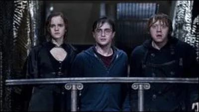 Que fait Hermione pour s'enfuir de la banque ?