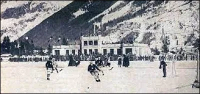 On a pu assister en 1924 à une rencontre de hockey sur glace aux jeux d'hiver de Chamonix ?