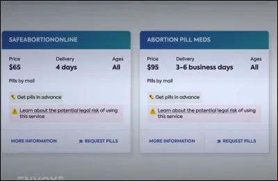 Les américaines qui en ont les moyens parviennent à se fournir sur des sites internet, mais sans garantie (de confidentialité ou de résultat) ! Combien cela peut leur coûter ?