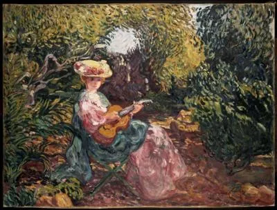 Quel peintre fauviste n en 1869 a ralis 'Femme  la guitare' ?