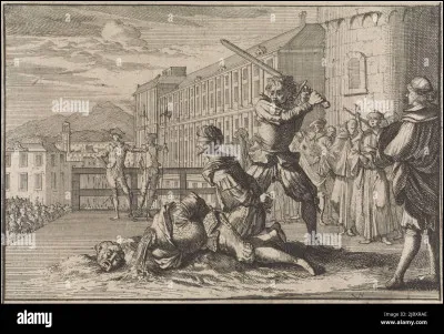 Quel Grand du royaume est exécuté après la découverte d'un complot ?